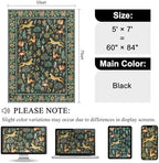 DUKINO 5x7 Area Rugs, Washable Animal Rug - Image 2