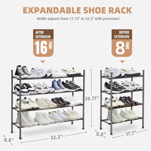 STORAGE MANIAC Expandable Shoe Rack - Image 3