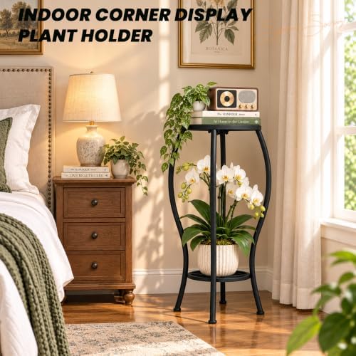 TOSKING 2-Tier Tall Metal Plant Stand, Indoor Outdoor - Image 6