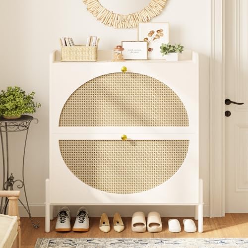 IRONCK Rattan Shoe Cabinet Storage - Image 4