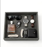 Hard-Sided Valet Tray, Desktop Organizer by JekoLifeHomeAesthetics