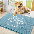 Smiry Dog Door Mat for Muddy Paws, Absorbent Non Slip Dirt Trapper by Smiry
