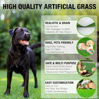 XLX TURF Washable Artificial Grass Rug Indoor Outdoor 3FTX5FT Realistic Low - Image 5