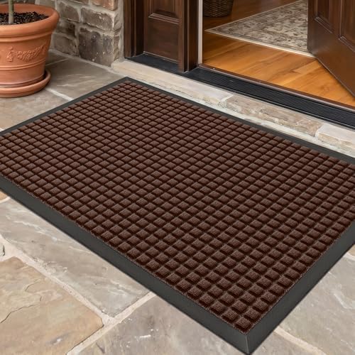 Front Door Mat Outside Entrance, Heavy Duty Doormat by WELDUN%E2%80%94IdealChoiceforHome