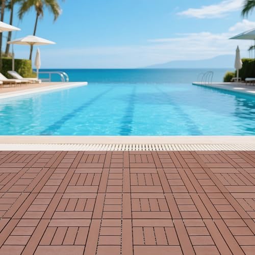 Deck Tiles for Outdoor, Plastic Outdoor Flooring Tiles, Kitchen Non Slip - Image 4