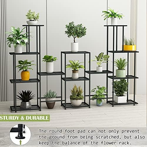 Twhep Tall Multi Tier Plant Stand, 13 Tiers Multifunctional Plant Stands - Image 3