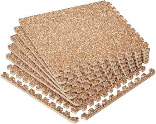 SUPERJARE 0.79'' Extra-Thick 6 Pcs 24 Sq Ft Exercise Equipment Mats by SUPERJARE