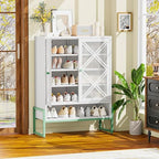 Outdoor Storage Cabinet, Heavy-Duty Metal Patio Cabinet - Image 6