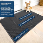 OLANLY 2-Pack Front Door Mats 71x23, Waterproof Heavy-Duty Doormats - Image 2
