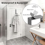 BAKON Over The Door Hanger Folding Clothes Drying Rack, Folding Hanging Coat - Image 3