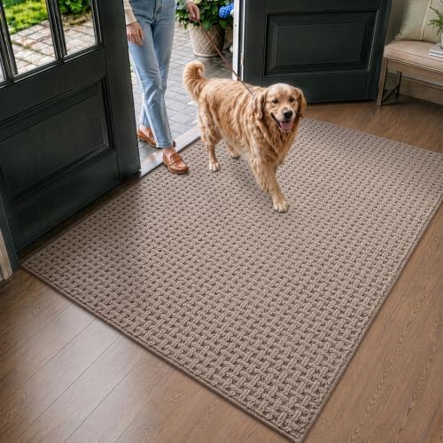 LUMI Washable Indoor Door Mat for Entryway 48x72, Entrance Mat by LUMI