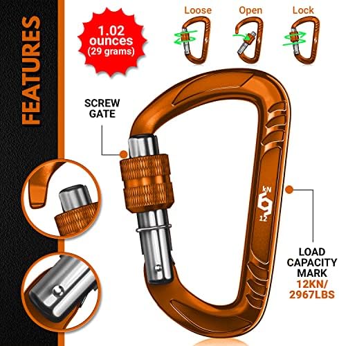 Rhino Produxs 12kN Heavy Duty Carabiner Clips - Image 3