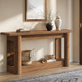 Tribesigns 63" Farmhouse Console Table, Narrow Long Sofa Table Behind Couch by Tribesigns