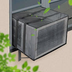 Demao Mesh Window AC Covers for Outside, Air Conditioner Cover for Outside Wall by Demao