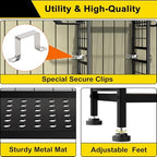 3 Tier Garden Tool Organizer, Garage Storage and Organization, Metal Yard Tools - Image 5