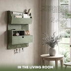 Rebee Vision Pine Wood Key Holder Wall Mount - Image 4