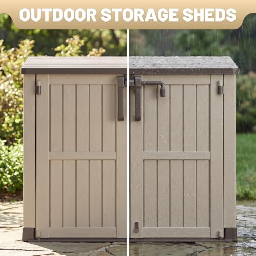 Horizontal Outdoor Storage Cabinet Box 36 Cu Ft - Image 3