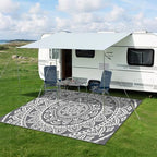 Bsmathom Waterproof Outdoor Rug 5'x8' Grey - Image 5