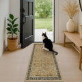 Soft 2x5 Indoor Entryway Floor Mat, Small Runner Rug by HazoHaus