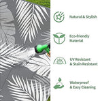 GENIMO Outdoor Rug, Waterproof Plastic Runner Rugs, 2.5'x8' Grey White - Image 5