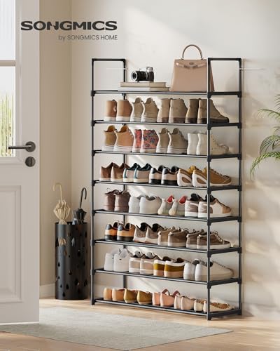 SONGMICS Shoe Rack, 8-Tier Shoe Organizer, Metal Storage Shelf - Image 2