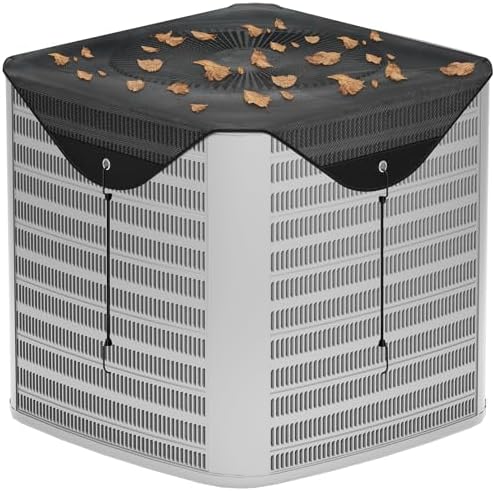 COSFLY Mesh AC Cover for Central Air Conditioner, Breathable Top, 32” x 32” by COSFLYFurnitureSetCovers