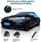 MORNYRAY Waterproof Car Cover All Weather Snowproof UV Protection Windproof - Image 2