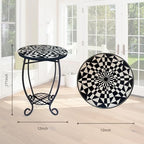 LIFFY Outdoor Side Table, Indoor Small Decorative Plant Stand & End Table - Image 3