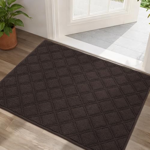 BEQHAUSE Dirt Trapper Door Mat 24" x 36" Non-Slip Washable by BEQHAUSE
