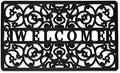 DII Rubber Doormats Collection All Weather, Welcome Scroll by DII
