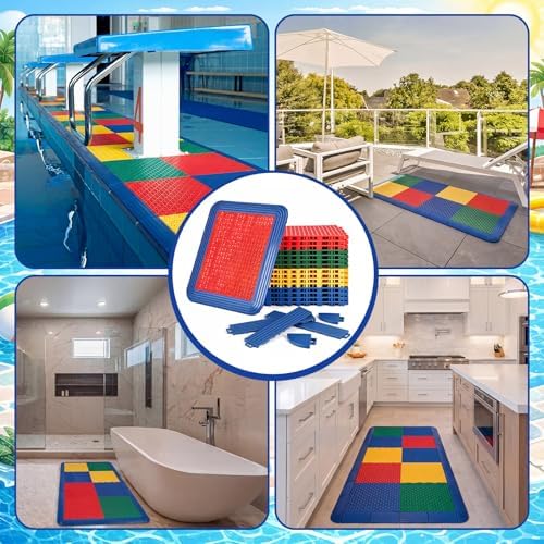 Interlocking Pool Tile 16 Pcs Floor Mat - Image 7