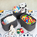MINTWOOD Design 3-Pack Decorative Woven Storage Baskets - Image 5