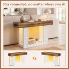 Unikito 47" Console Sofa Table - Image 7