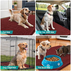 OLANLY Dog Door Mat for Muddy Paws 36x24, Super Absorbent Chenille Mud Mat - Image 7