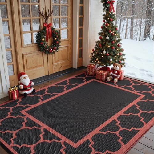 GENIMO Outdoor Rug, Waterproof Plastic Rugs - Image 2