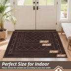 BEQHAUSE Dirt Trapper Door Mat 36" x 60", Doormat Non-Slip - Image 2