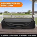 WLEAFJ Patio Furniture Covers Rectangle, Outdoor Table Covers Waterproof - Image 7