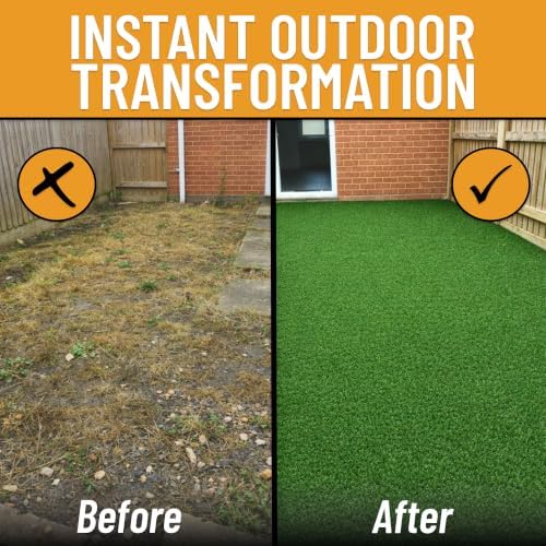 Ottomanson Artificial Grass Runner Lite 22" x 28' - Image 7