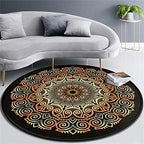 Chair Mat for Hardwood Floor Anti-Slip Floor Protector Round Gaming Computer - Image 3