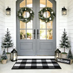 REFETONE Buffalo Plaid Outdoor Rug 20" x 32" by Refetone