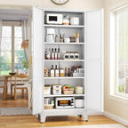GAIOUS 75.2" Tall Pantry Cabinet, Kitchen Pantry Storage Cabinet by GAIOUS