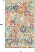 Lahome Moroccan 5x8 Area Rug, Washable Rugs - Image 2