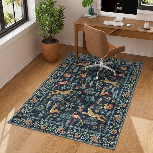 DUKINO 3x4 Rug, Washable Animal Area Rug - Image 3