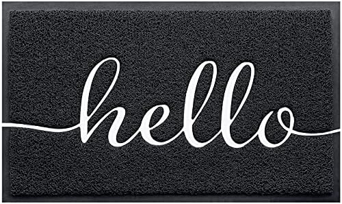 Door Mat Welcome Mat Floor Mat for Entryway, High Traffic Areas by Knockety