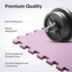 32 Pack 128 sqft Home Gym Mat, Puzzle Exercise Mat, EVA Interlocking Foam Floor - Image 5