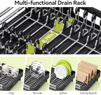 Urackify Extendable Stainless Dish Drying Rack - Image 4
