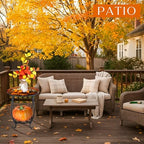 Cinnvoice Outdoor Side Table Small End Patio Porch Table - Image 2