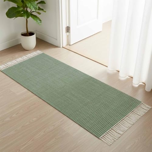 Kitchen Rug Runner 2'x 5', Modern Aesthetics Luxury Print Reversible Low-Pile - Image 4