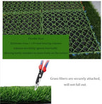 VXHCS Artificial Grass Tiles Outdoor Interlocking Turf Grass 8 Pack Balcony - Image 5