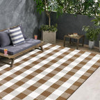 Buffalo Plaid Outdoor Rugs, Layering Rug - Image 7